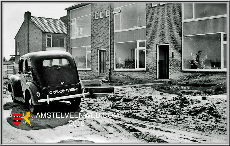 huizen op de van Hallweg in Amstelveen