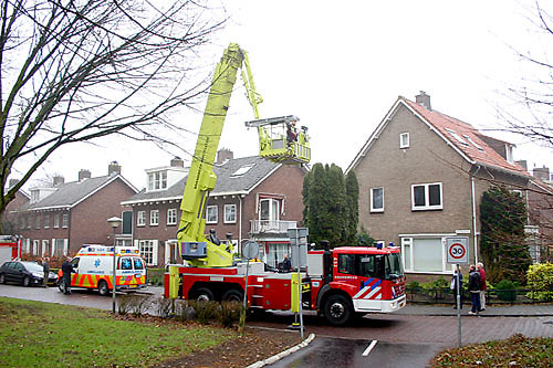 Brandweer Amstelveen afhijsen